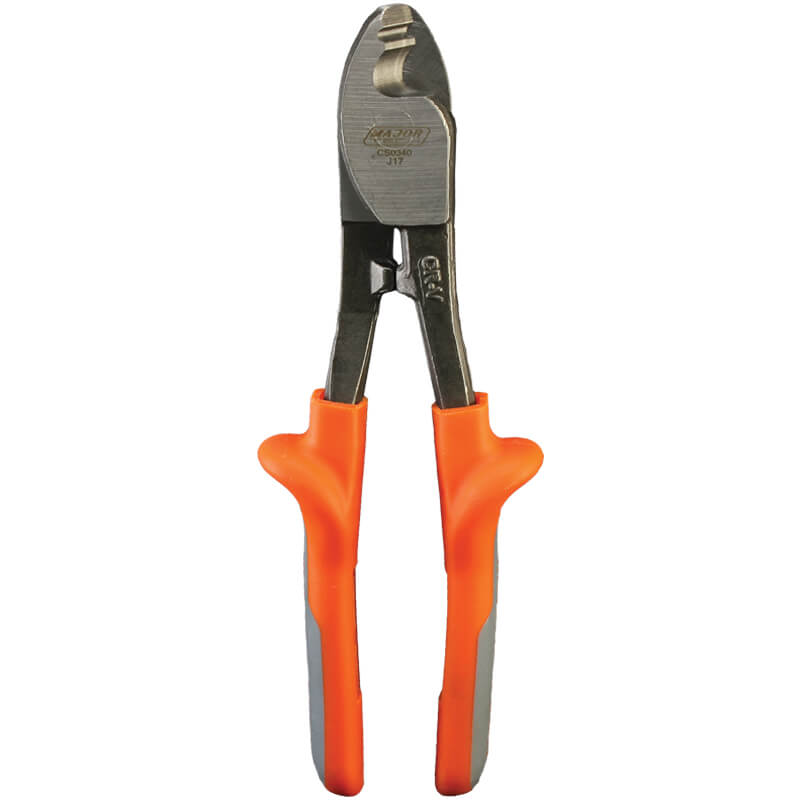 thumbnail image 2 of Utica 242-6C 6" Diagonal Cutting Pliers With Wire Stripping Hole - Cushion Grip - Forged Steel 2 of 3